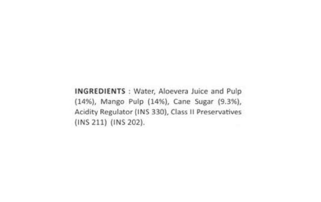 AloFrut Mango Aloevera + Mango Juice   Pack  1 litre